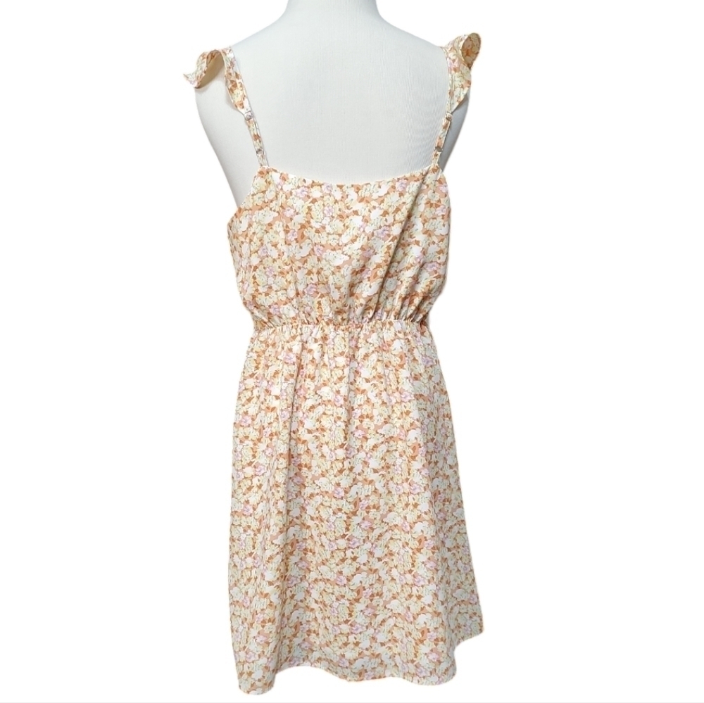 Pink Lily Floral Button Down Dress Size M - Picture 4 of 6